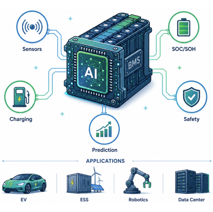 AI for Battery Management Systems illustration